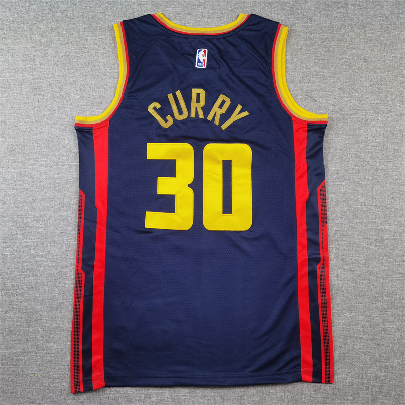 Men Golden State Warriors 30 Curry blue 2024 2025 NBA jersey